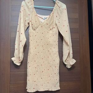 gold short dress women Fallon Mini Dress main image 0